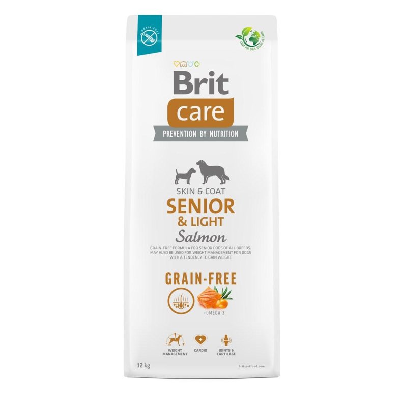 Brit care senior light salmon 12kg