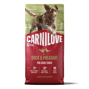 Carnilove adult dog active 12kg Duck and Pheasant