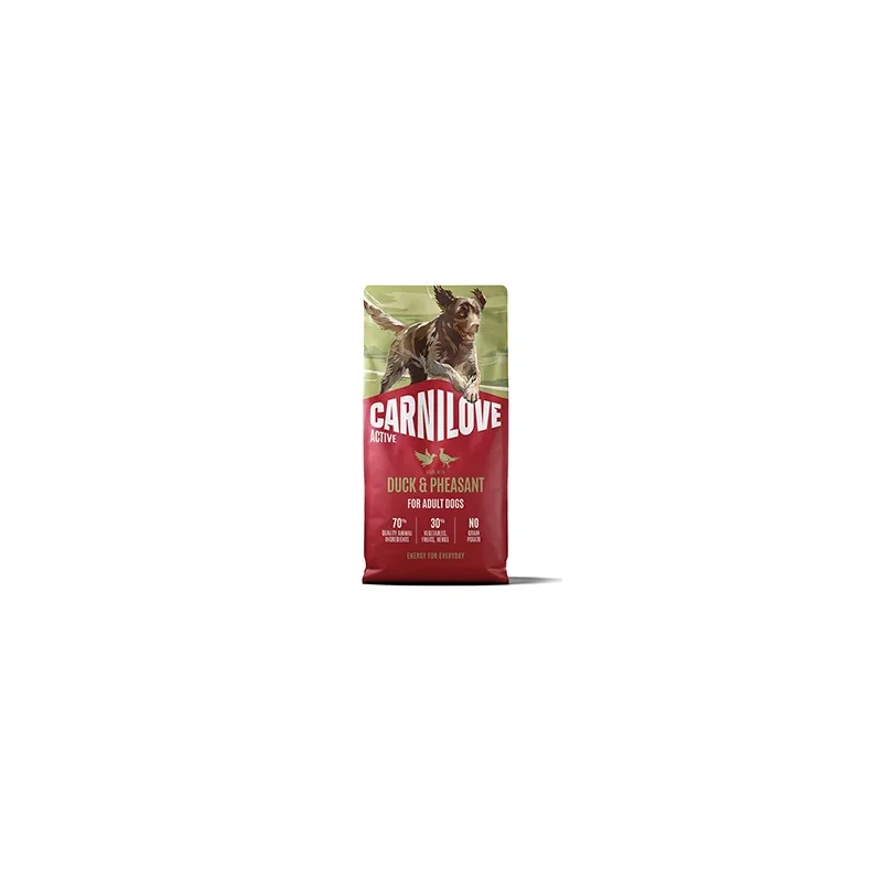 Carnilove adult dog active 12kg Duck and Pheasant